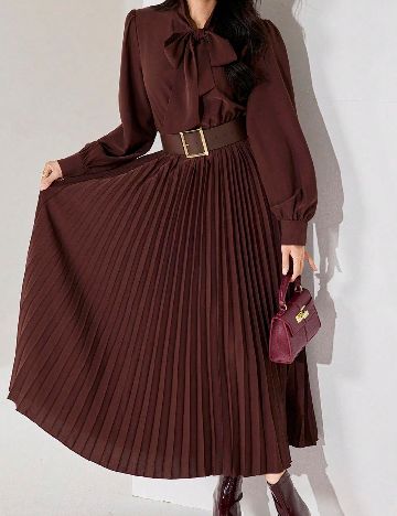 Rochie lunga SHEIN, maro