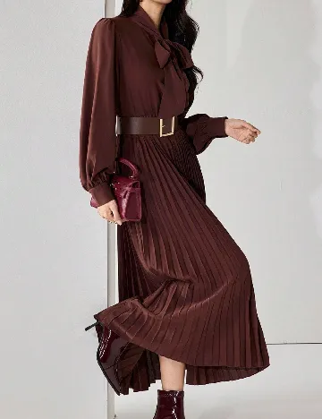 Rochie lunga SHEIN, maro