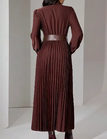 Rochie lunga SHEIN, maro