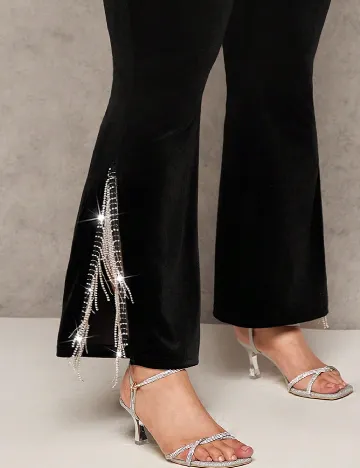 Pantaloni SHEIN CURVE, negru