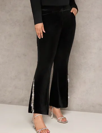 Pantaloni SHEIN CURVE, negru