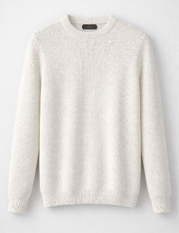 Bluza Pull&Bear, alb