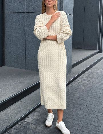 Rochie lunga SHEIN, bej