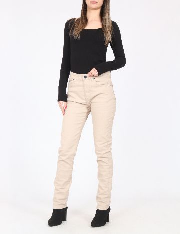 Pantaloni Bershka, maro deschis