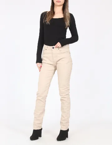 Pantaloni Bershka, maro deschis