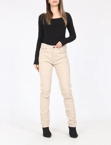 Pantaloni Bershka, maro deschis