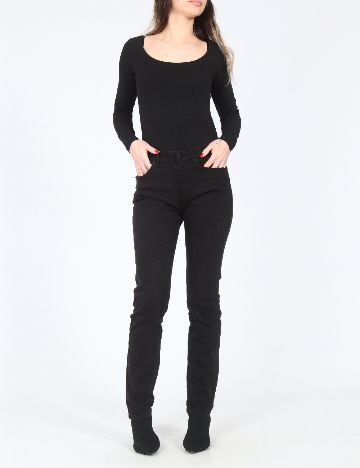 Blugi Bershka, negru