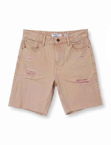 Pantaloni scurti Bershka, roz