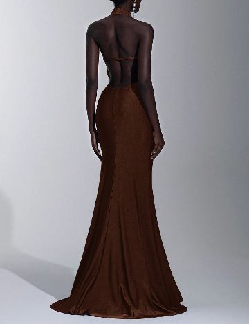 Rochie lunga SHEIN, maro