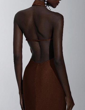 Rochie lunga SHEIN, maro