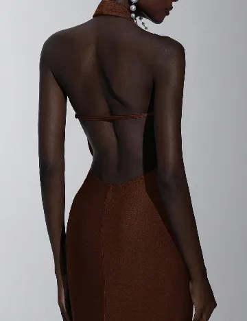 Rochie lunga SHEIN, maro