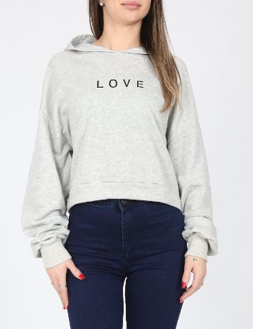 Hanorac Bershka, gri