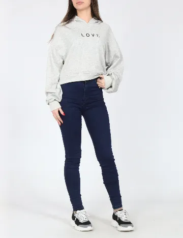 Hanorac Bershka, gri