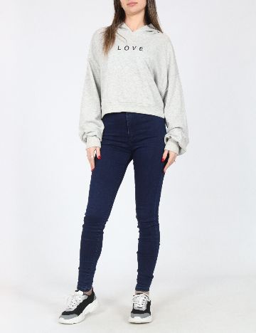 Hanorac Bershka, gri