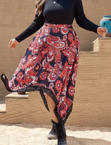 Fusta SHEIN CURVE, mix culori