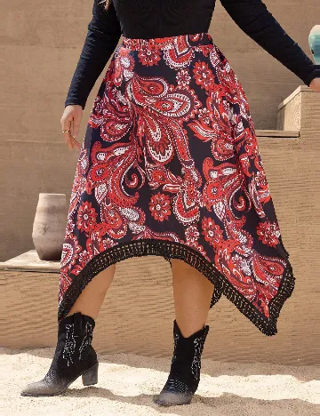 Fusta SHEIN CURVE, mix culori