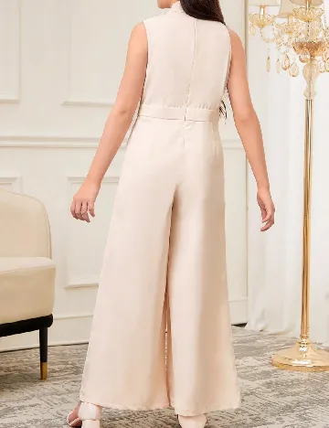 Salopeta Shein Kids, crem