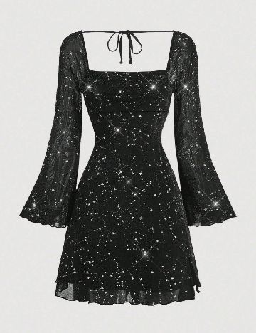 Rochie scurta Shein Kids, negru