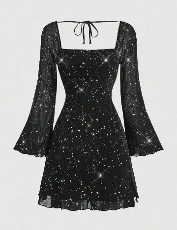 Rochie scurta Shein Kids, negru