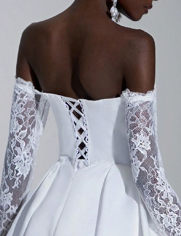 Rochie scurta SHEIN, alb