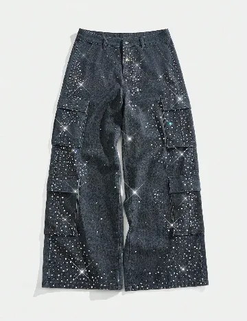 Blugi Romwe, albastru