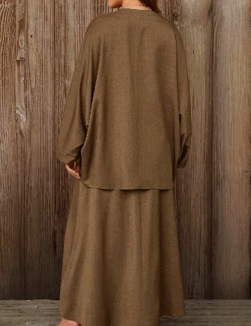 Compleu SHEIN CURVE, maro