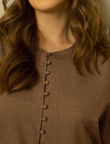 Compleu SHEIN CURVE, maro