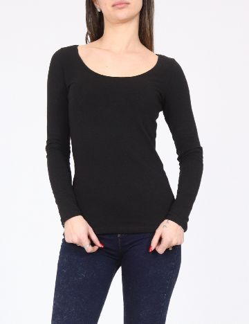 Bluza Pull&Bear, negru