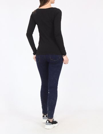 Bluza Pull&Bear, negru