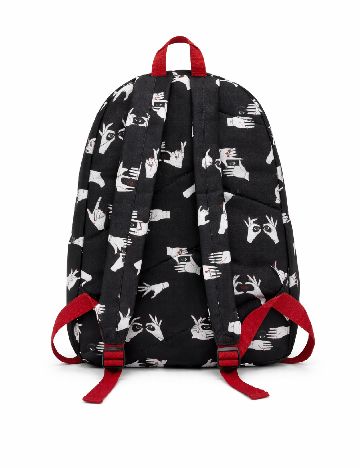 Ghiozdan Bershka, negru