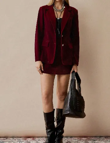 Compleu SHEIN, visiniu