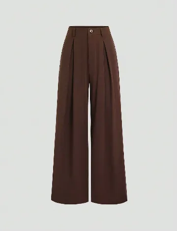 Pantaloni SHEIN, maro