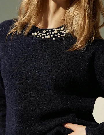 Pulover Aveloria, bleumarin