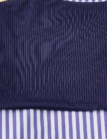 Compleu Shein Kids, alb/albastru