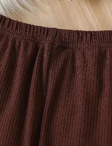 Compleu Shein Kids, crem/maro