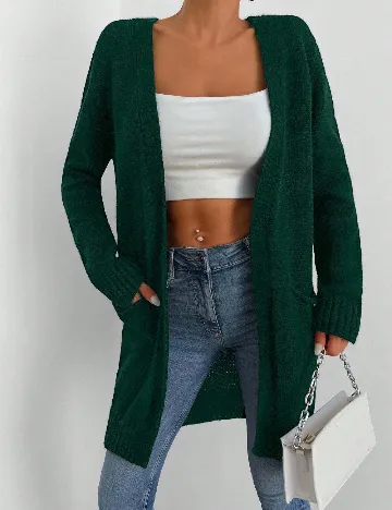 Cardigan SHEIN, verde