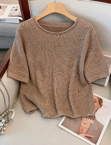 Bluza SHEIN CURVE, maro