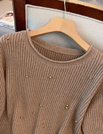 Bluza SHEIN CURVE, maro