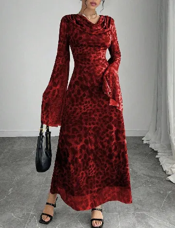 Rochie lunga SHEIN, rosu