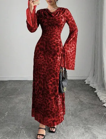 Rochie lunga SHEIN, rosu