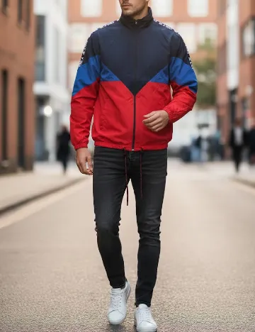 Geaca Bershka, mix culori