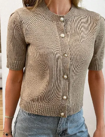 Cardigan SHEIN, maro