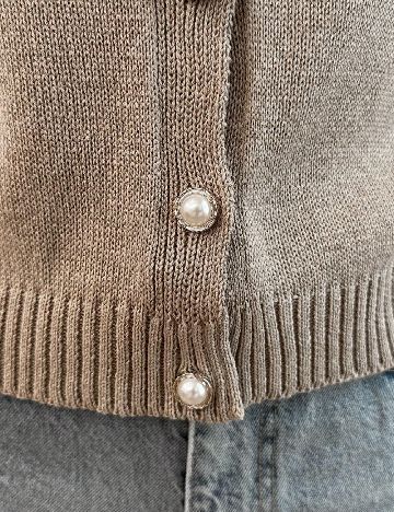 Cardigan SHEIN, maro