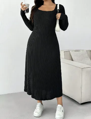 Rochie lunga SHEIN CURVE, negru