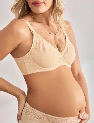 Sutien SHEIN Maternity, crem