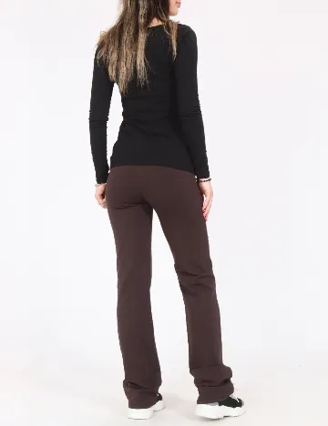 Pantaloni Zara, maro