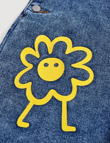 Salopeta Shein Kids, albastru