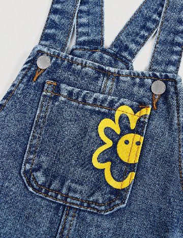 Salopeta Shein Kids, albastru