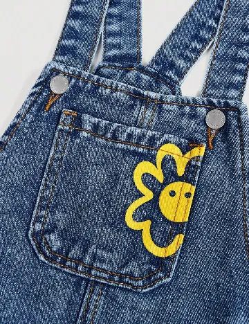 Salopeta Shein Kids, albastru