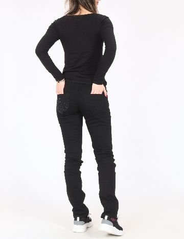 Blugi Bershka, negru